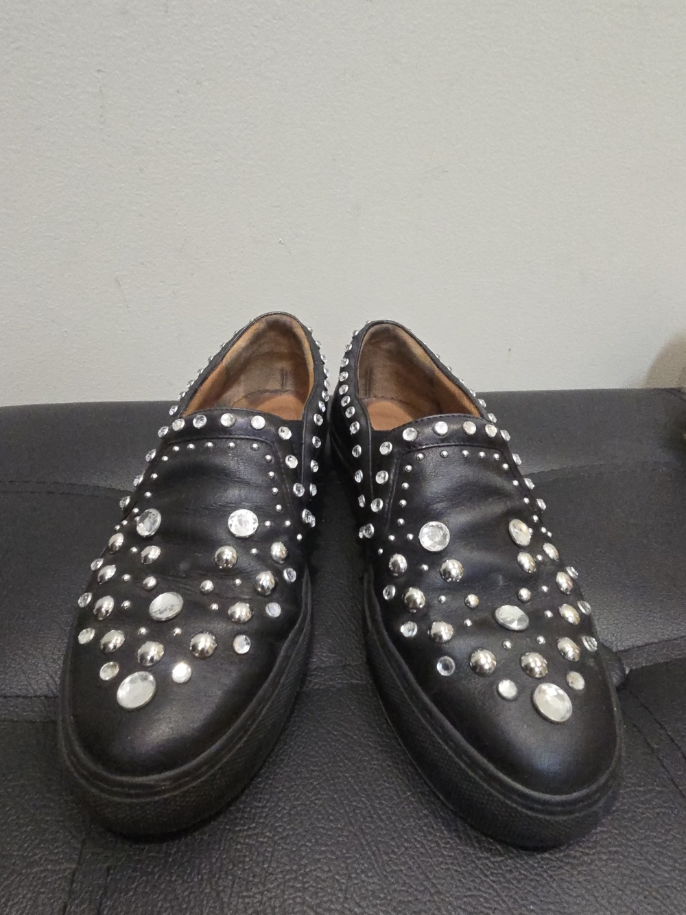 Givenchy Black Studded Slip-On Women's